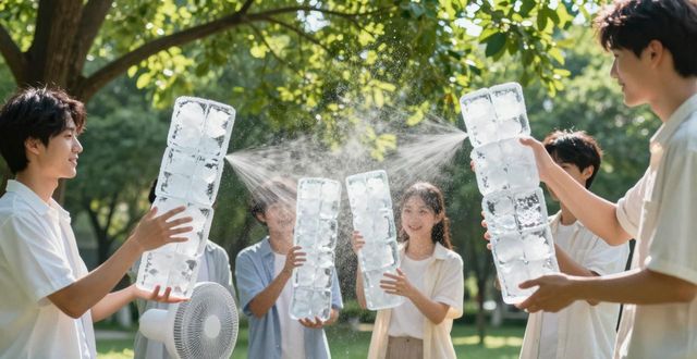 大冰块降温方法_郑州上街夏季防暑降温大冰块_大冰块户外活动使用时长